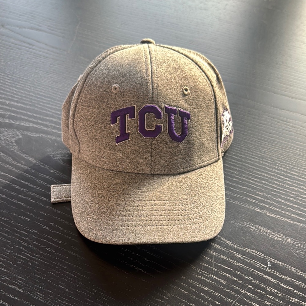 Gray TCU Baseball Cap